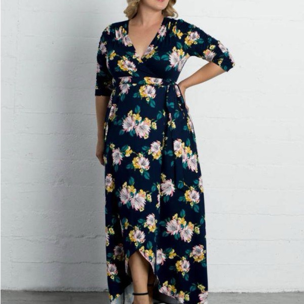 Kiyonna meadow maxi dress